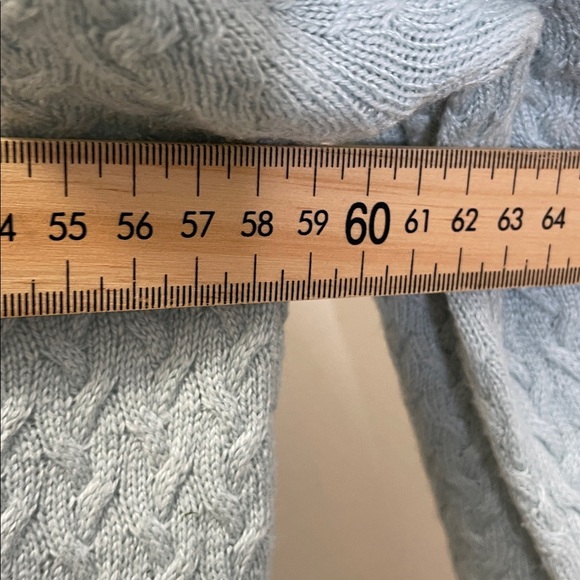 Tricots St Raphael - Silk Cashmere Blend Long Sleeve Sweater - Blue - XL - Picture 9 of 10